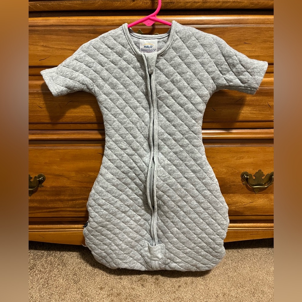 Halo Quilted Gray SleepSack